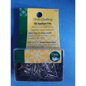 Dritz Quilting 350 pin pack Size 12